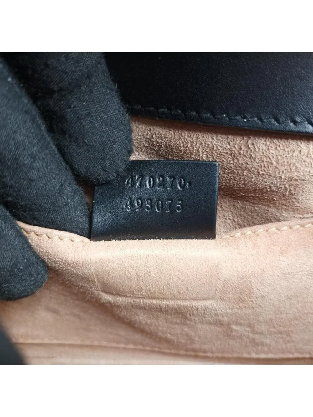 Gucci Sylvie Black Leather Shoulder Bag